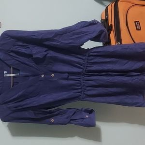 Nice blue long sleeve dress